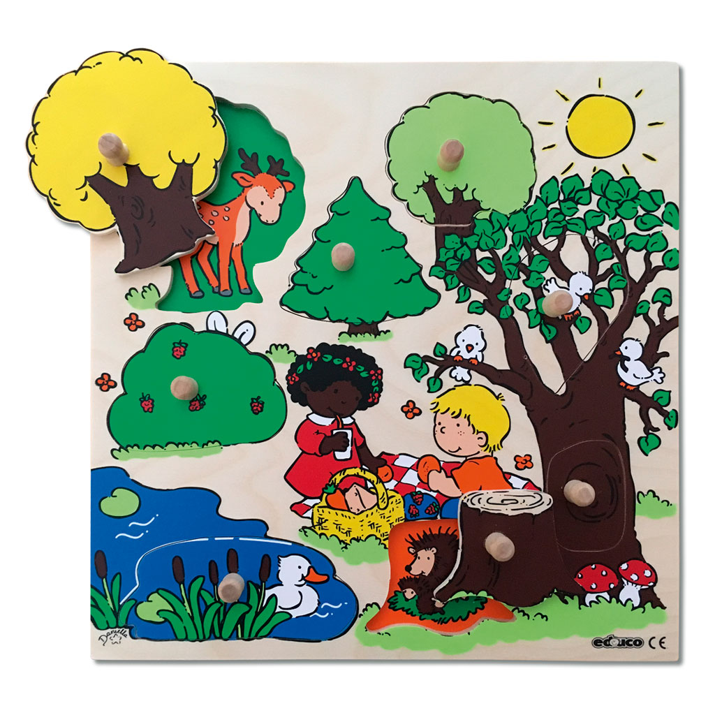 Steckpuzzle Wald