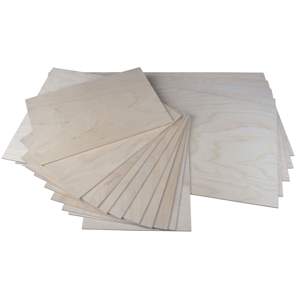 Birken-Sperrholz, 10 Platten, 3 mm dick