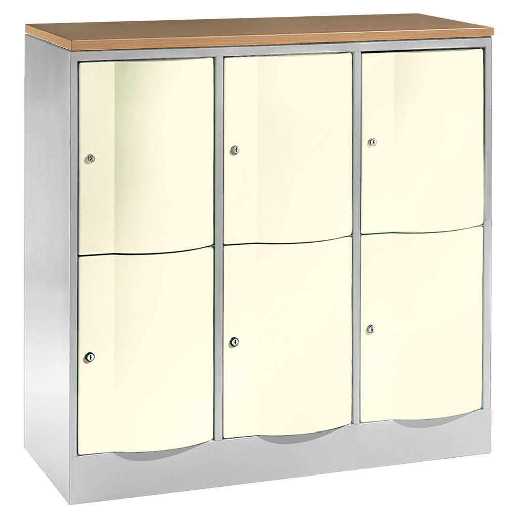 Großraum-Schließfachschrank, 3-reihig Großraum-Schließfachschrank, 3-reihig