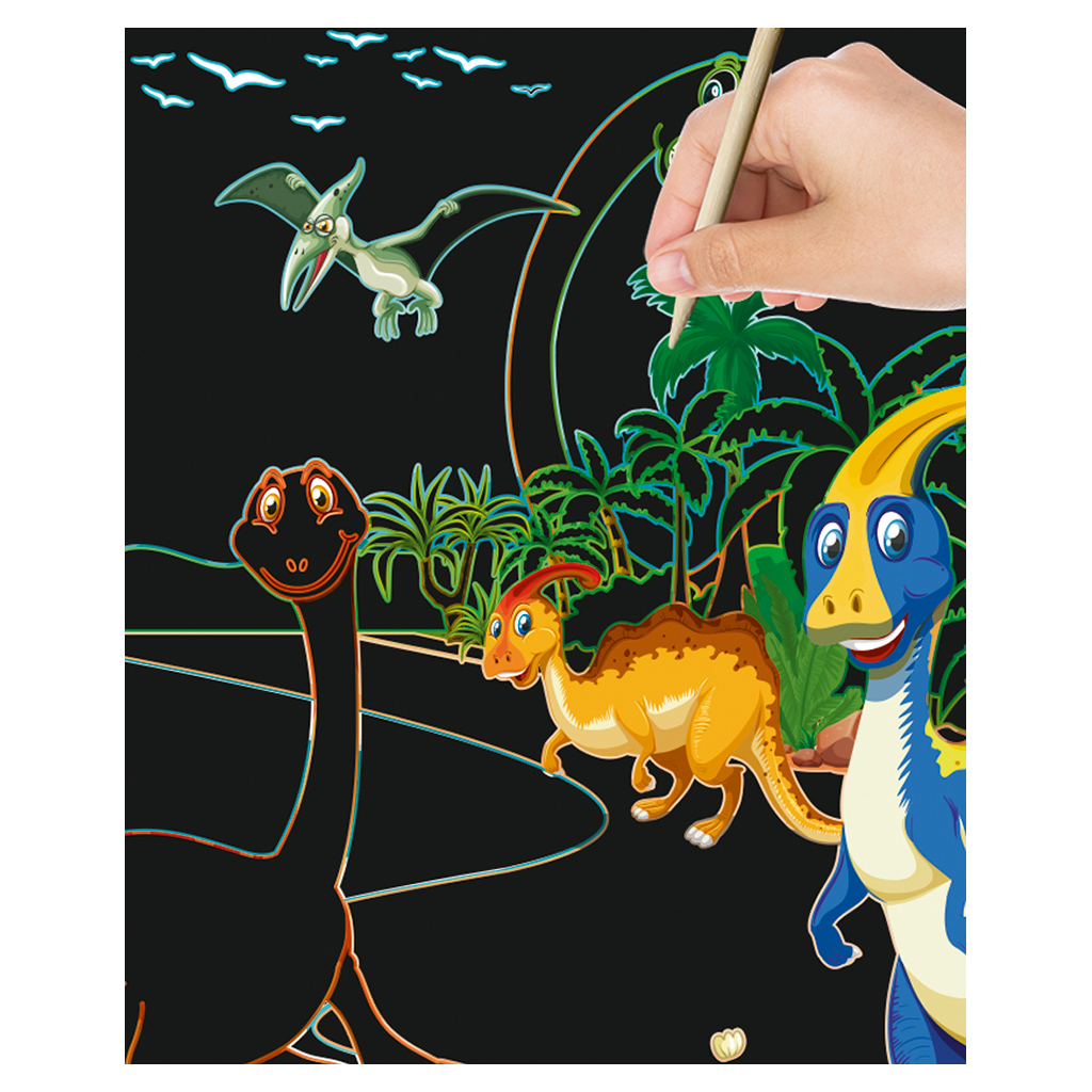 Ursus® Mein magisches Kratzel-Buch Drachen & Dinos