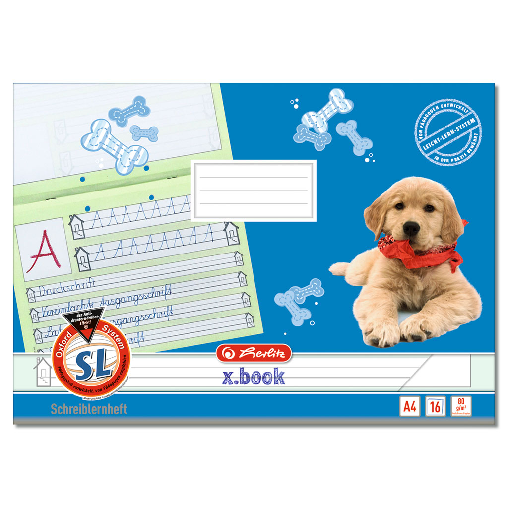 Herlitz® Schreiblernheft DIN A4 quer