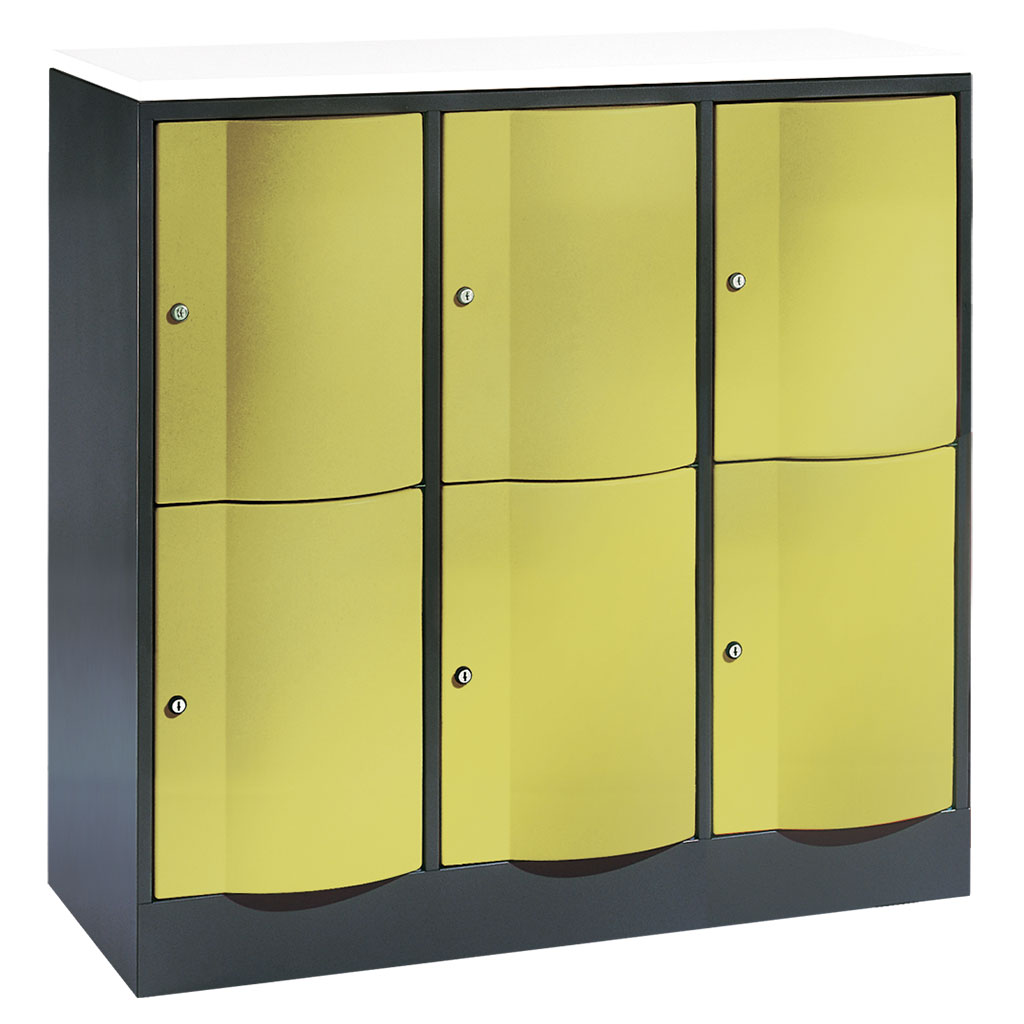 Großraum-Schließfachschrank, 3-reihig Großraum-Schließfachschrank, 3-reihig