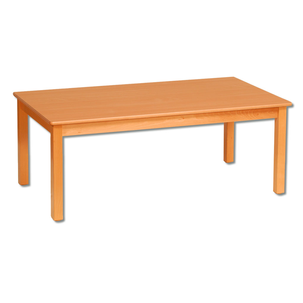 Rechtecktisch aus Massivholz