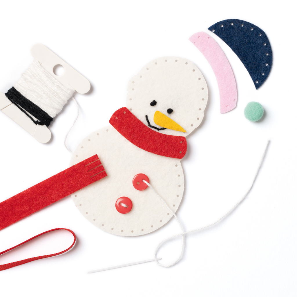 Folia® Mini Filzinies Schneemann Folia® Mini Filzinies Schneemann