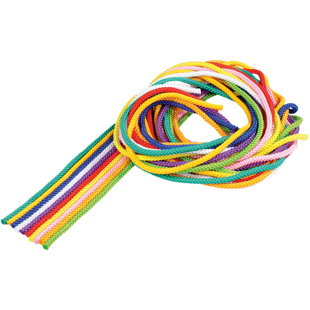 Springseile, 10 Stück in 10 Farben-Bild Auf diesem Bild ist das Produkt mit der Art.Nr.: W-61929 zu sehen
