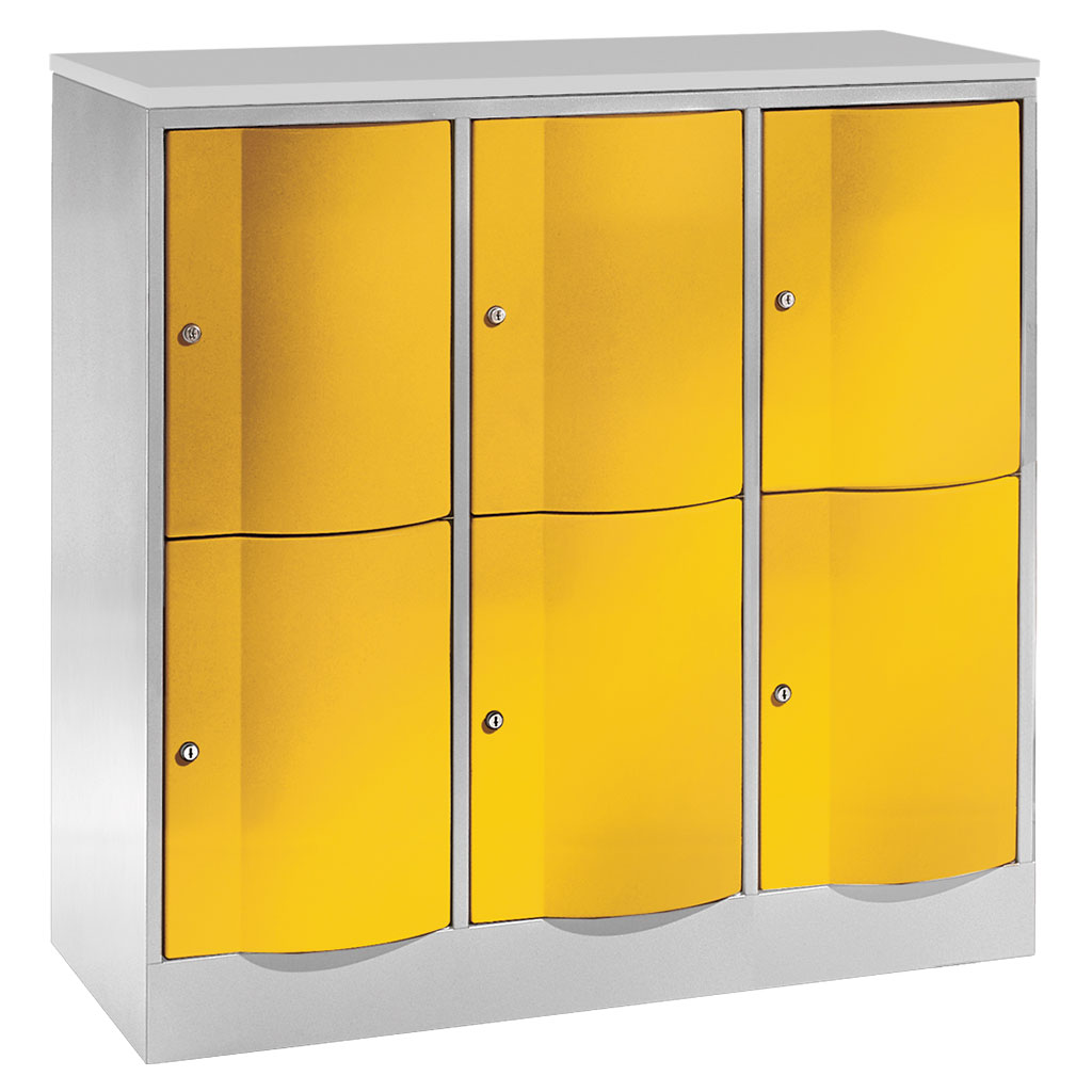 Großraum-Schließfachschrank, 3-reihig Großraum-Schließfachschrank, 3-reihig