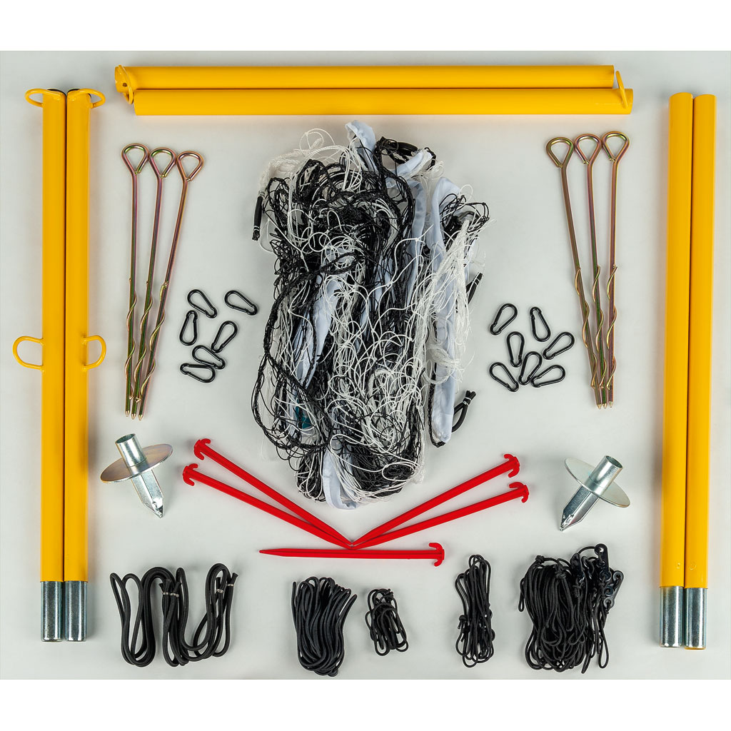 Fußballtor mit Fangnetz Fußballtor mit Fangnetz