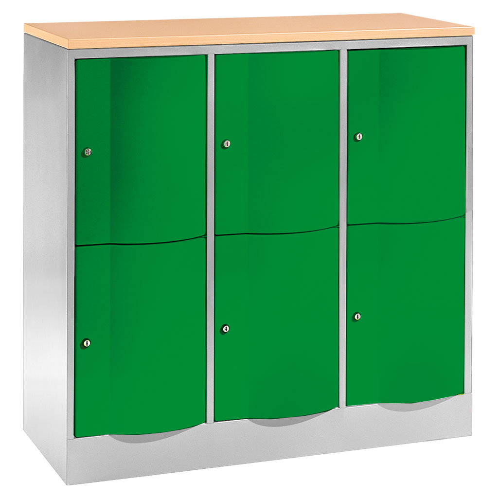 Großraum-Schließfachschrank, 3-reihig Großraum-Schließfachschrank, 3-reihig