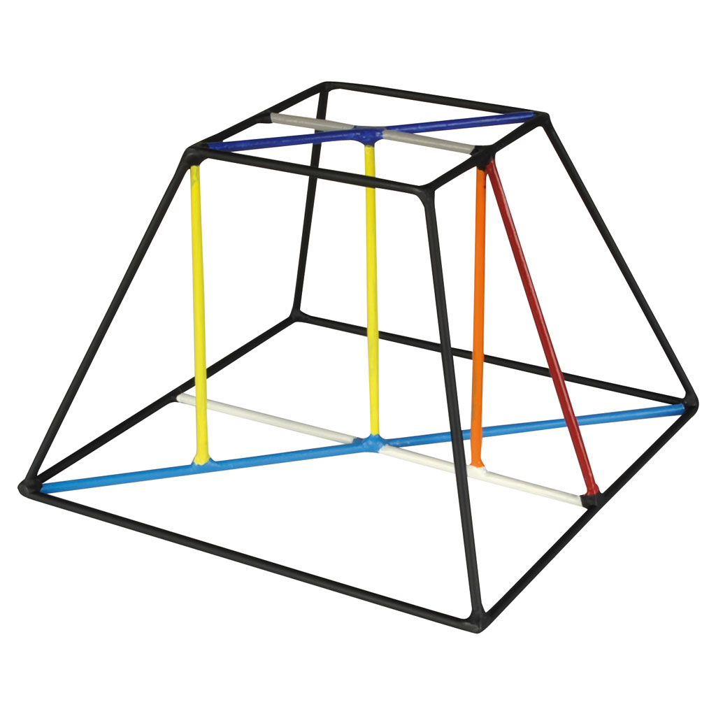 Quadratischer Pyramidenstumpf Stahlmodell