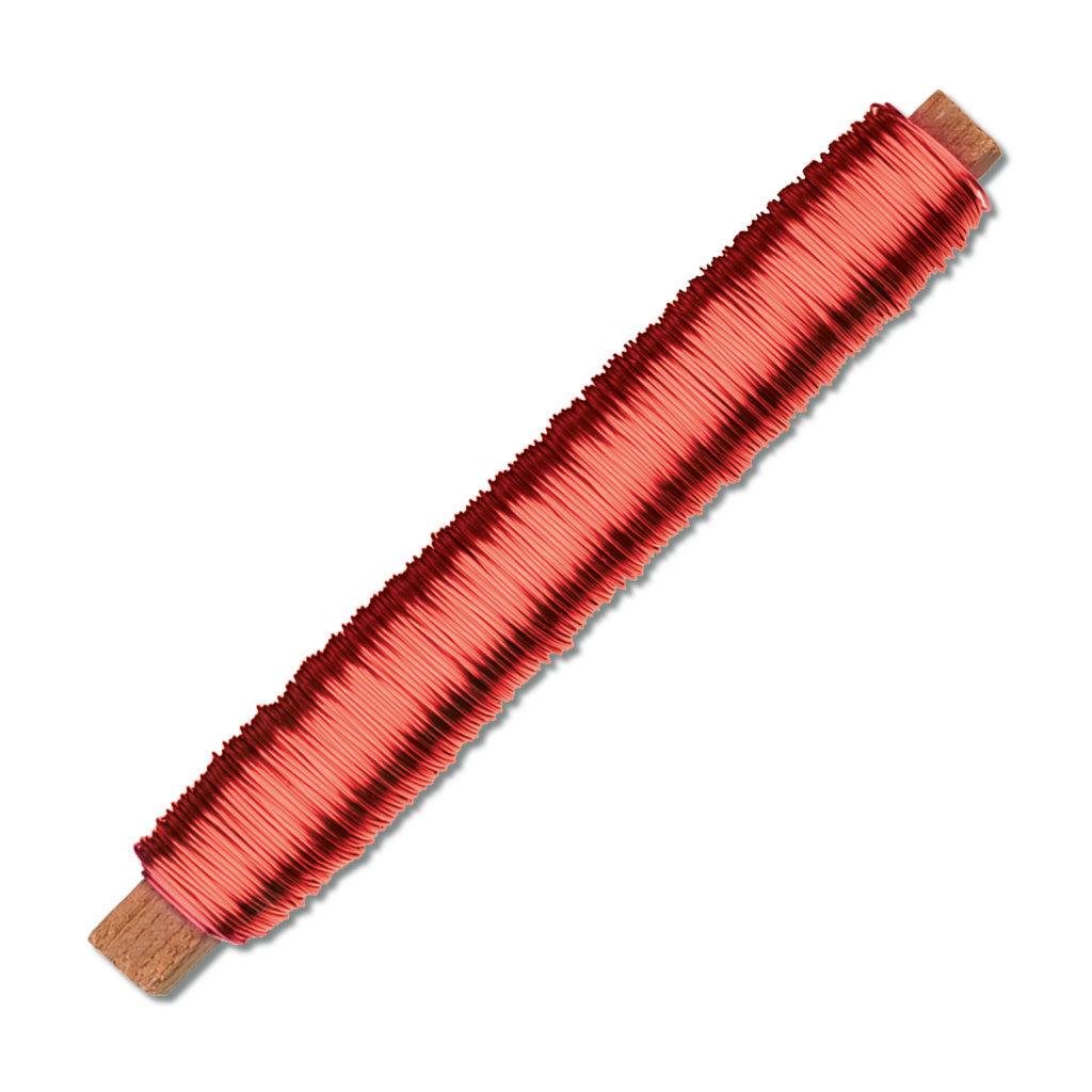 Lackierter Bindedraht, je 50 m, Ø 0,5 mm