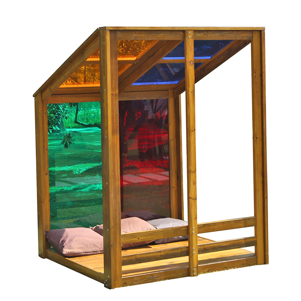 Outdoor-Regenbogenhaus
