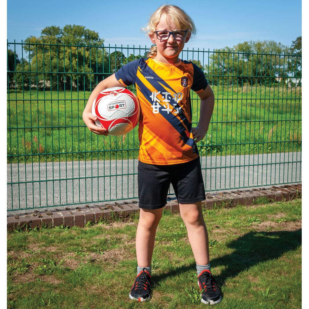 Fußball, rot