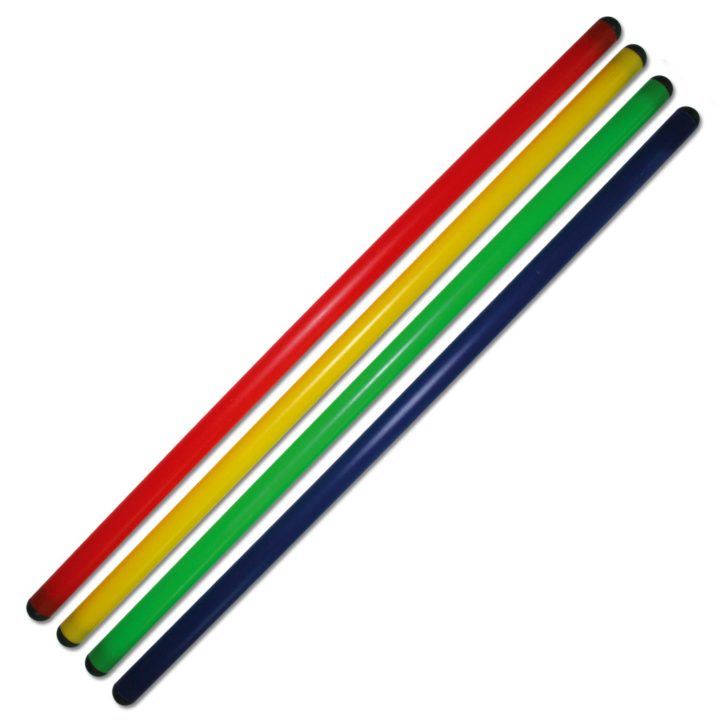 4 Gymnastik-Rhythmik-Stangen - 160 cm lang