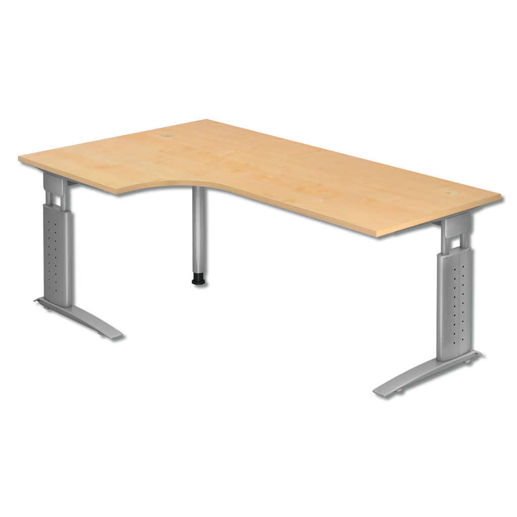 L-Fuß-Eckschreibtisch (Ecke links)