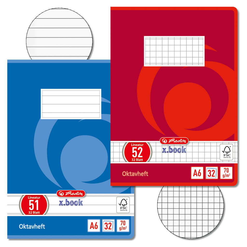Herlitz®Oktavheft DIN A6