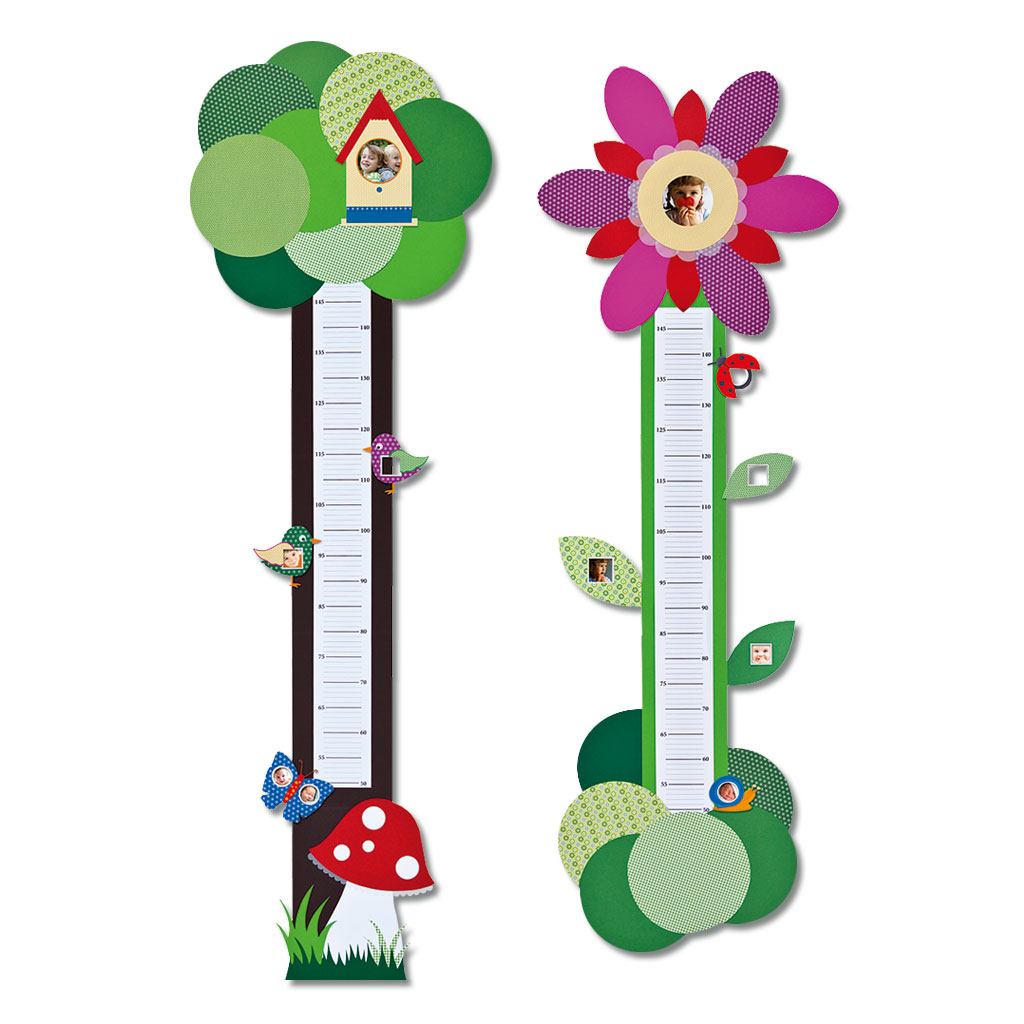 Messlattenset II – Baum/Blume, zum Selbermachen