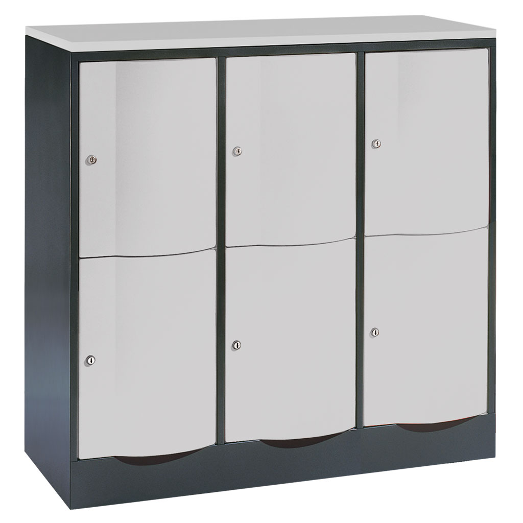 Großraum-Schließfachschrank, 3-reihig Großraum-Schließfachschrank, 3-reihig