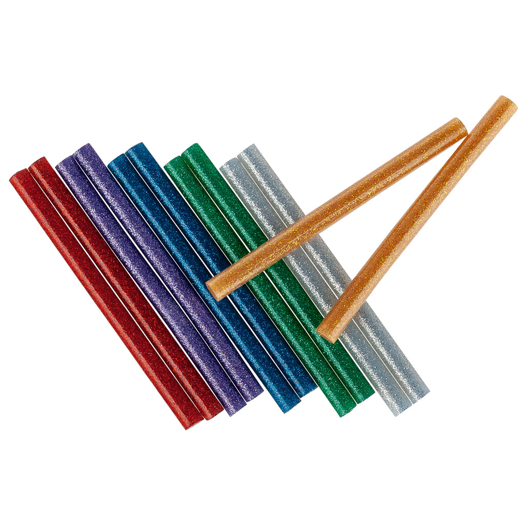 Glitzer-Heißklebestifte-Bild Auf diesem Bild ist das Produkt mit der Art.Nr.: W-93467 zu sehen