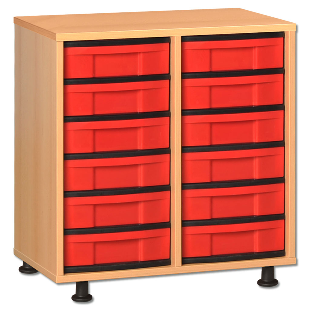 Modulus® Eigentumsschrank, 2-reihig, fahrbar oder feststehend