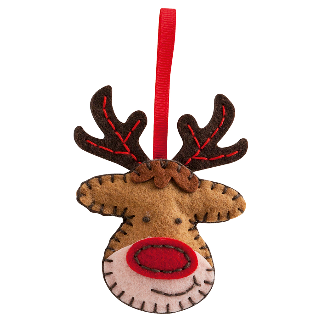 Folia® Mini Filzinies Rentier-Bild Auf diesem Bild ist das Produkt mit der Art.Nr.: W-93648 zu sehen