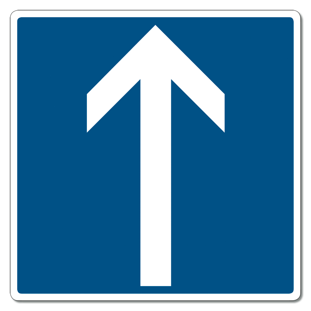 Verkehrsschild Nr. 353 zum Selberbauen