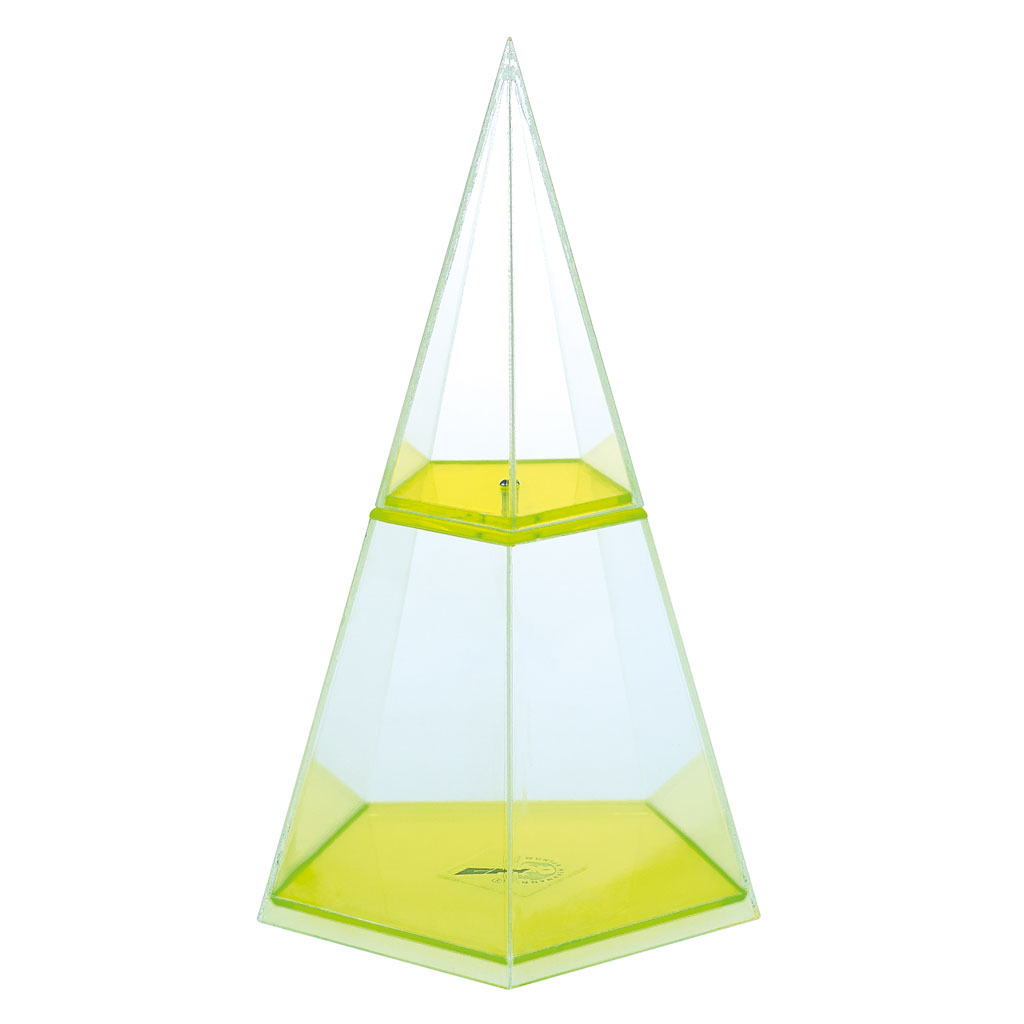 Pyramide, 5-seitig, mit abnehmbarer Spitze