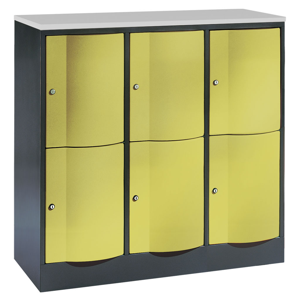 Großraum-Schließfachschrank, 3-reihig Großraum-Schließfachschrank, 3-reihig