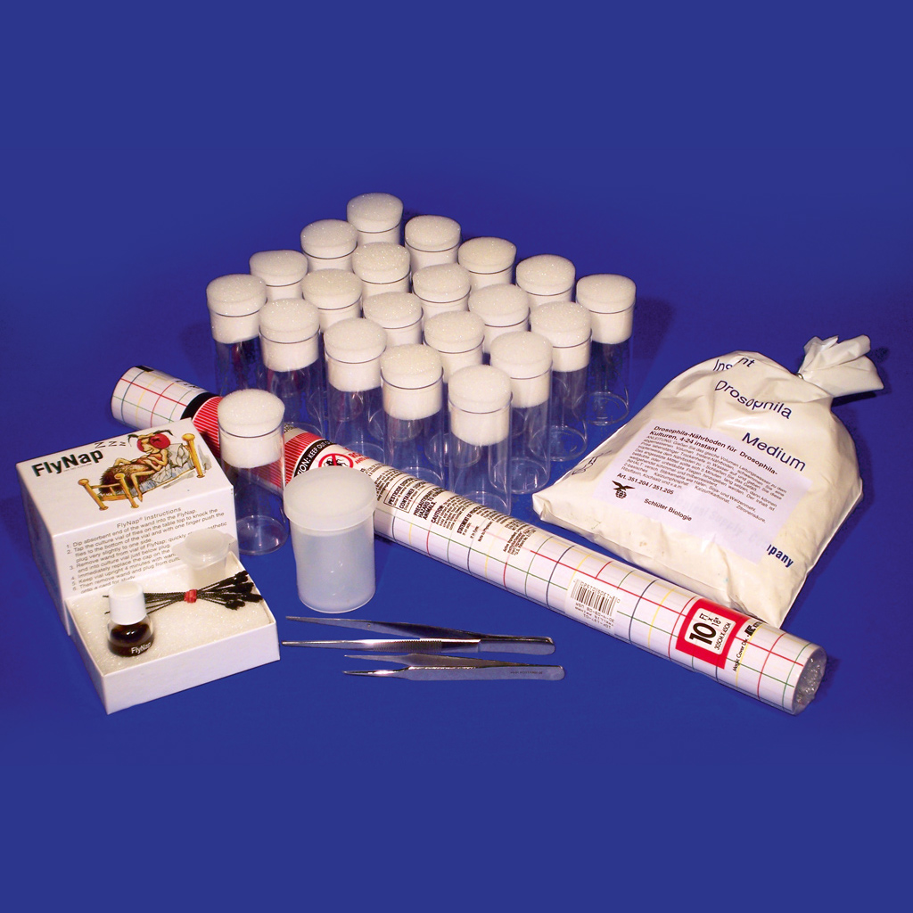 Drosophila-Zuchtgeräte Kit mit Narco-Fly
