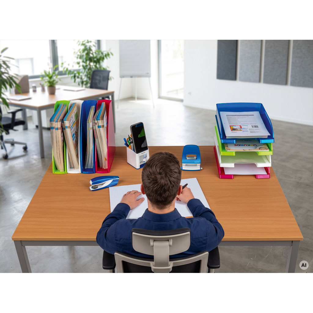 Leitz® Büroheftgerät aus Metall, inkl. Entklammerer