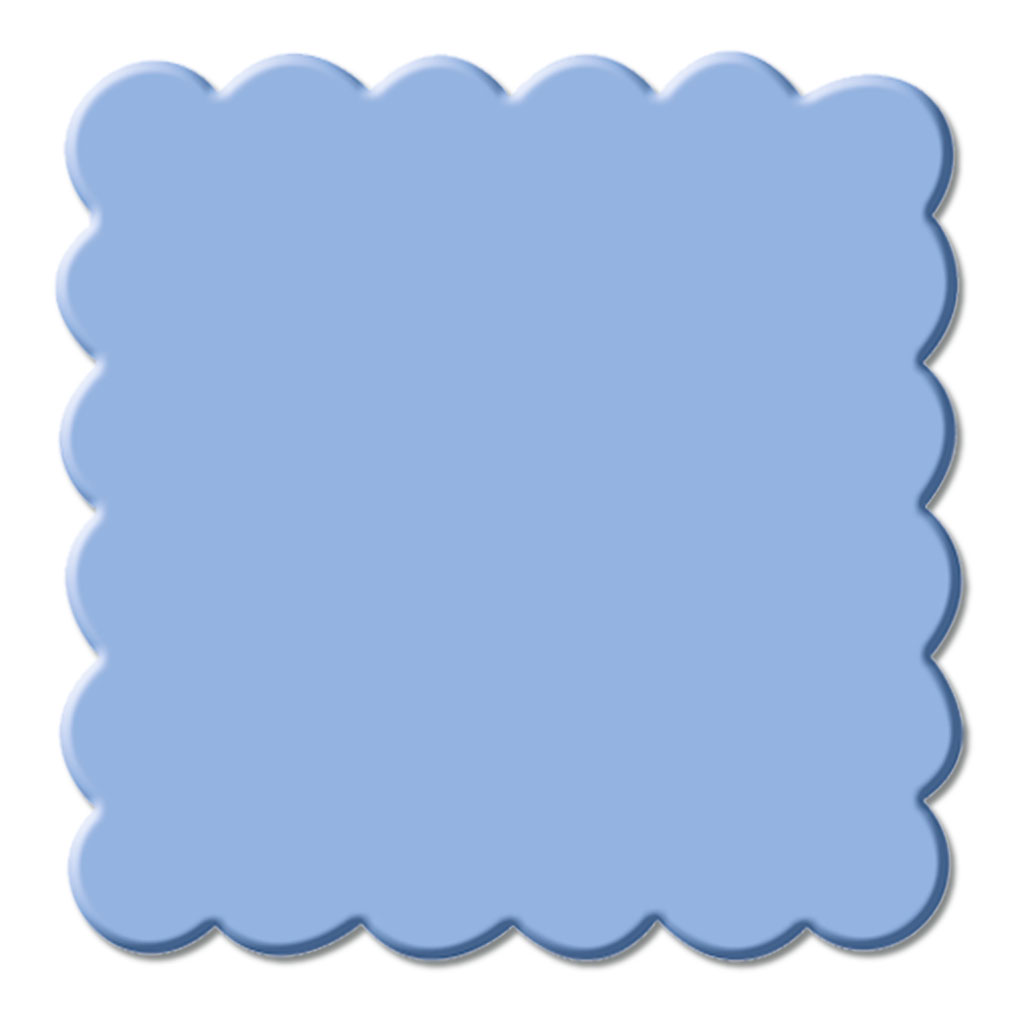 Motiv-Stanzer Groß, Motiv Quadrat Wellenlinie