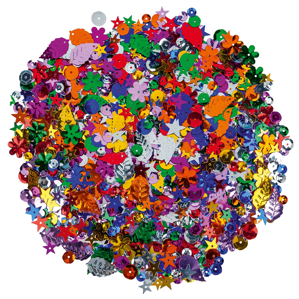 Bastelset, Pompons, Perlen, Filzteile und Chenille-Draht