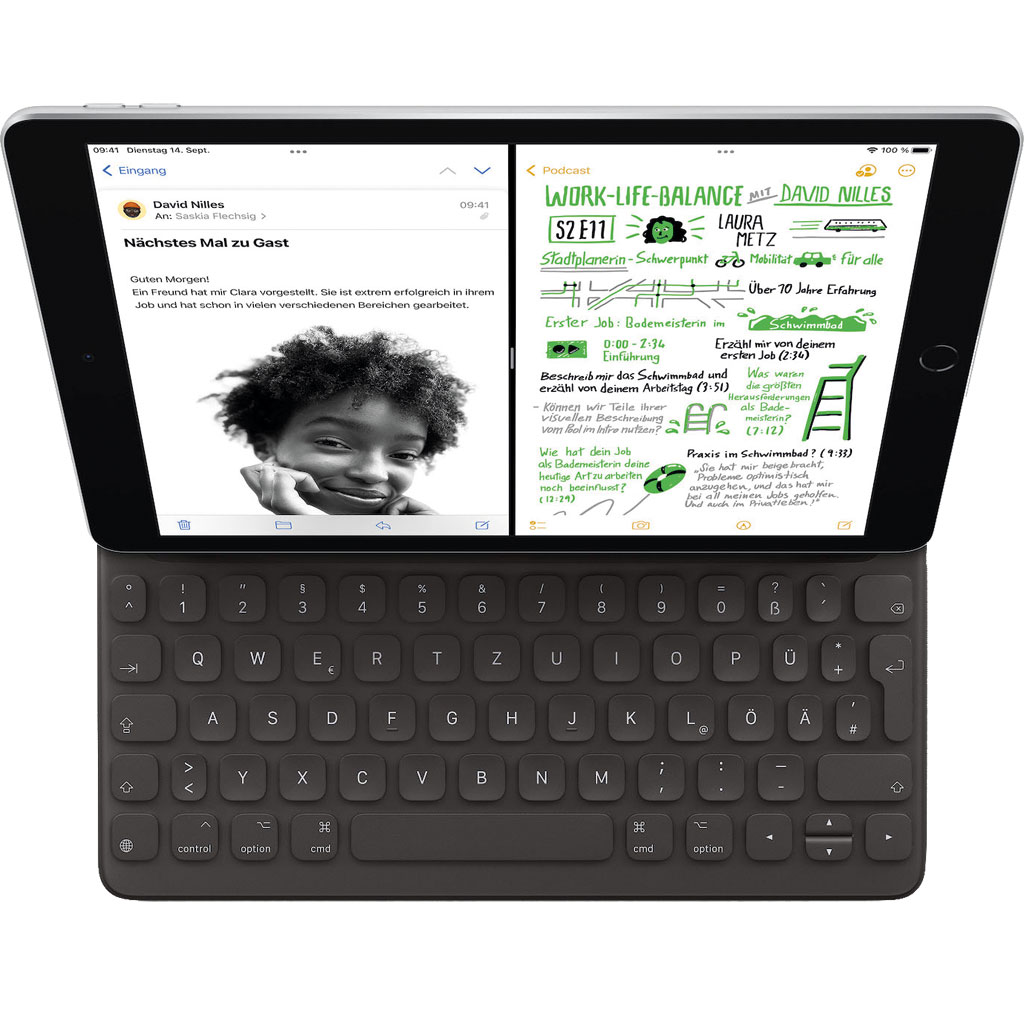 Apple Smart Keyboard, für das iPad, iPad Air & iPad Pro-Bild Auf diesem Bild ist das Produkt mit der Art.Nr.: W-45180 zu sehen