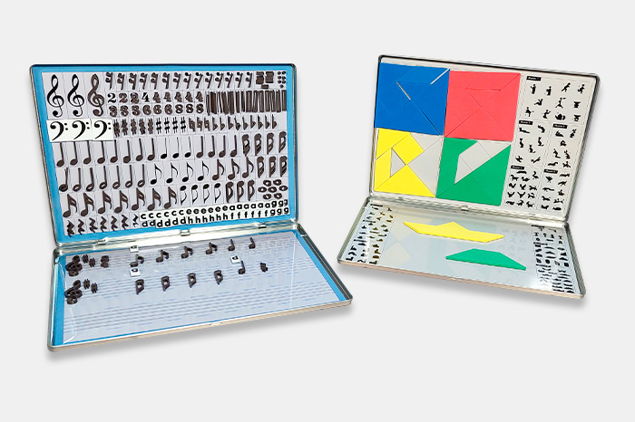 Sonstige Magnetboxen Magnetbox Noten und Tangram