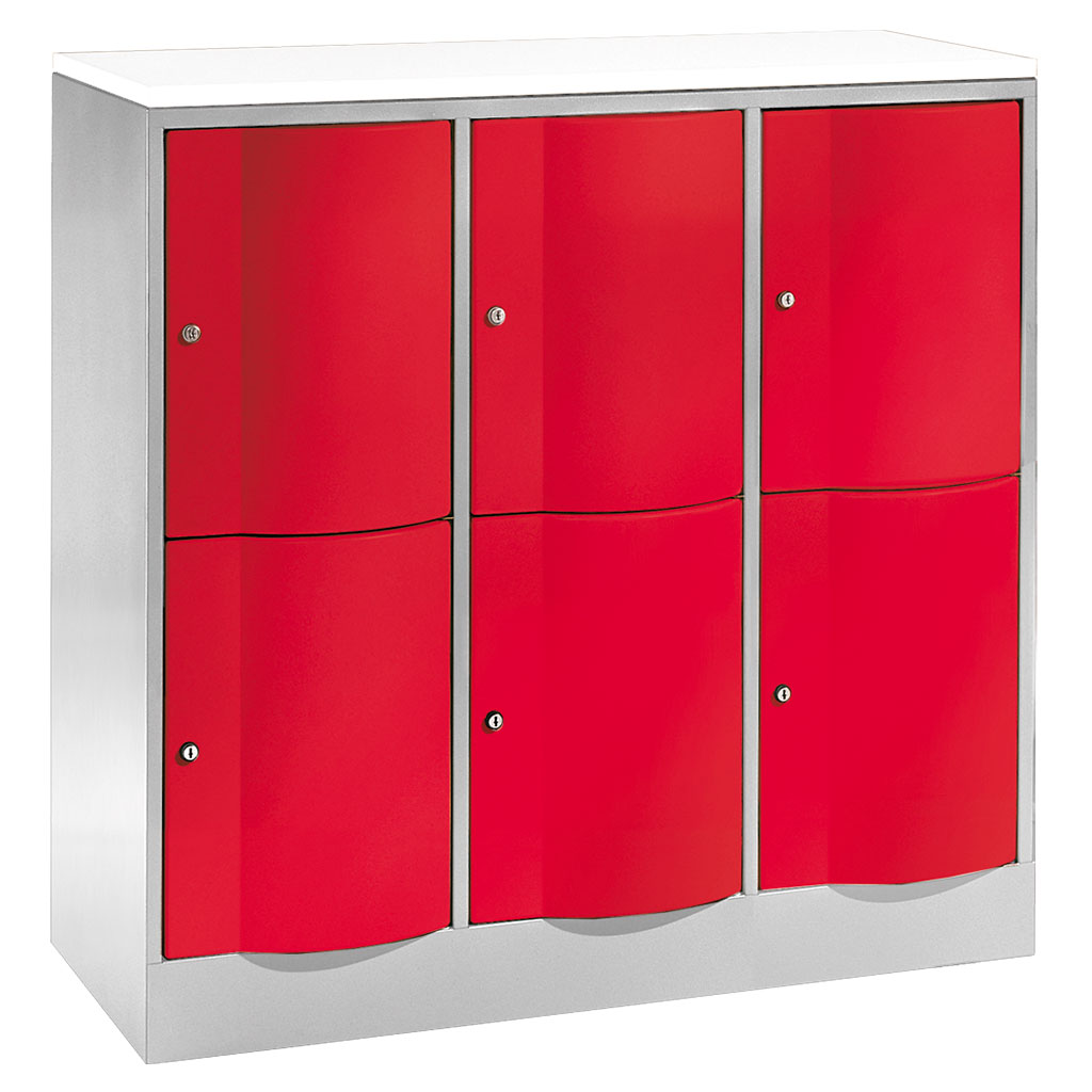 Großraum-Schließfachschrank, 3-reihig Großraum-Schließfachschrank, 3-reihig