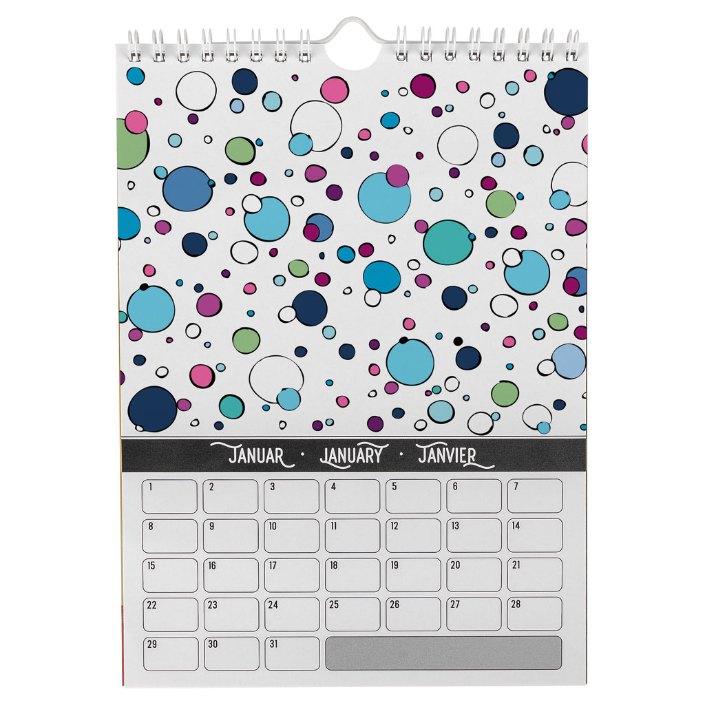Mein Kalender zum Selbstgestalten, Spiralbindung
