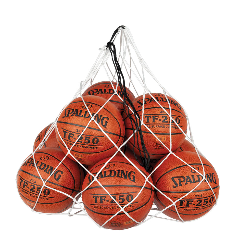 Basketballset, 10 Bälle und 1 Ballnetz