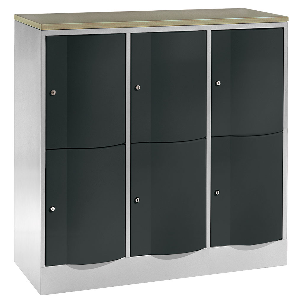 Großraum-Schließfachschrank, 3-reihig Großraum-Schließfachschrank, 3-reihig