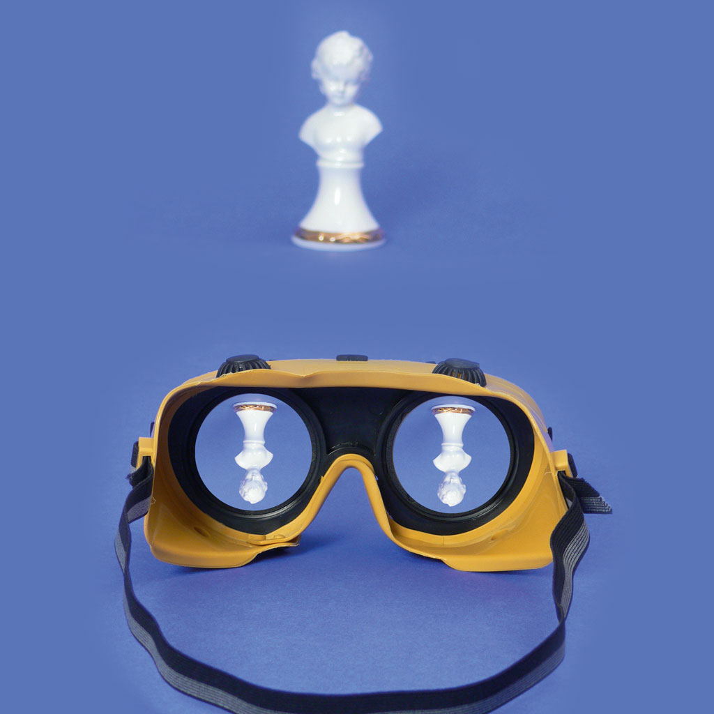 Umkehrbrille für Experimente