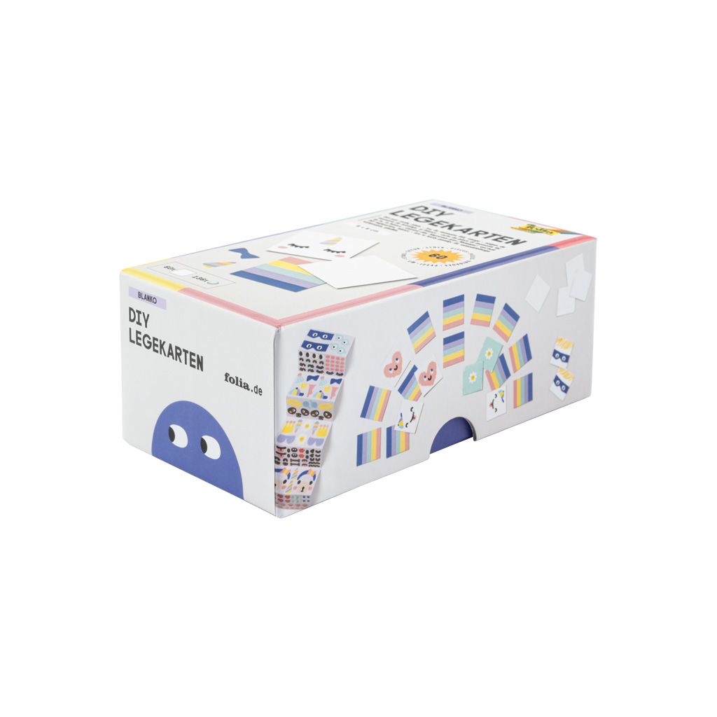 Folia® Blanko-Legekarten, 60 Stück