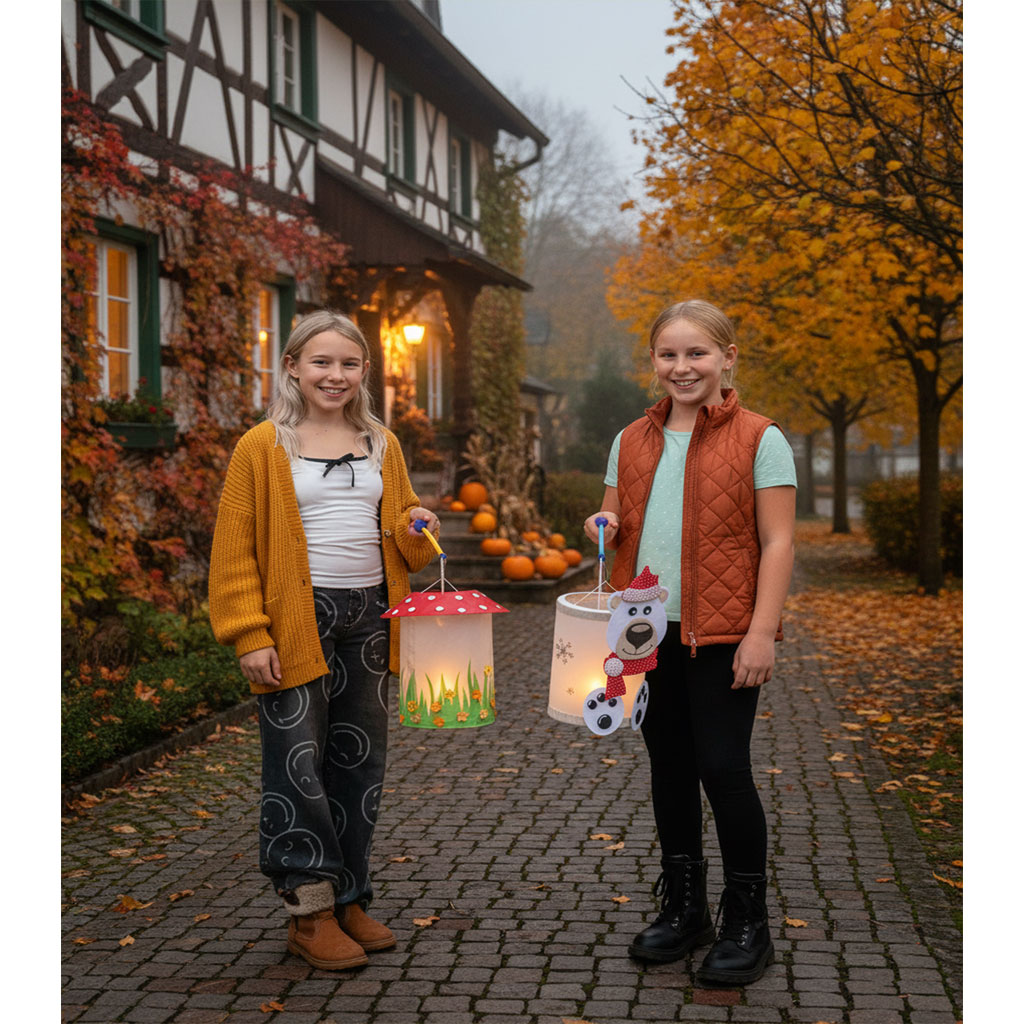 Laternenstab 50 cm mit LED-Licht