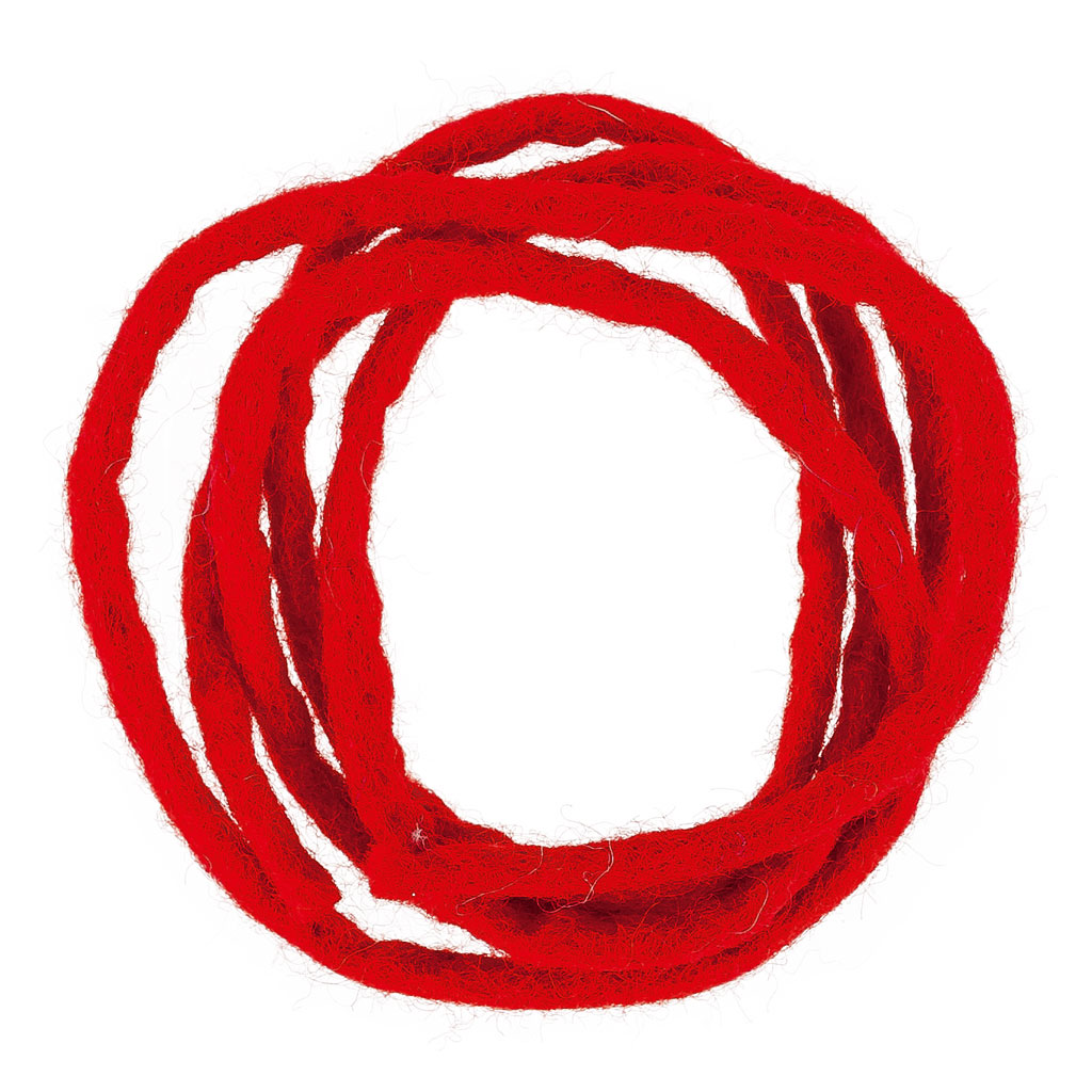 Filzkordel in Einzelfarben, 1 m lang Filzkordel in Einzelfarben, 1 m lang