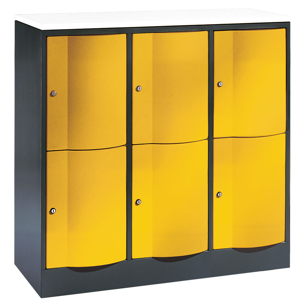 Großraum-Schließfachschrank, 3-reihig Großraum-Schließfachschrank, 3-reihig