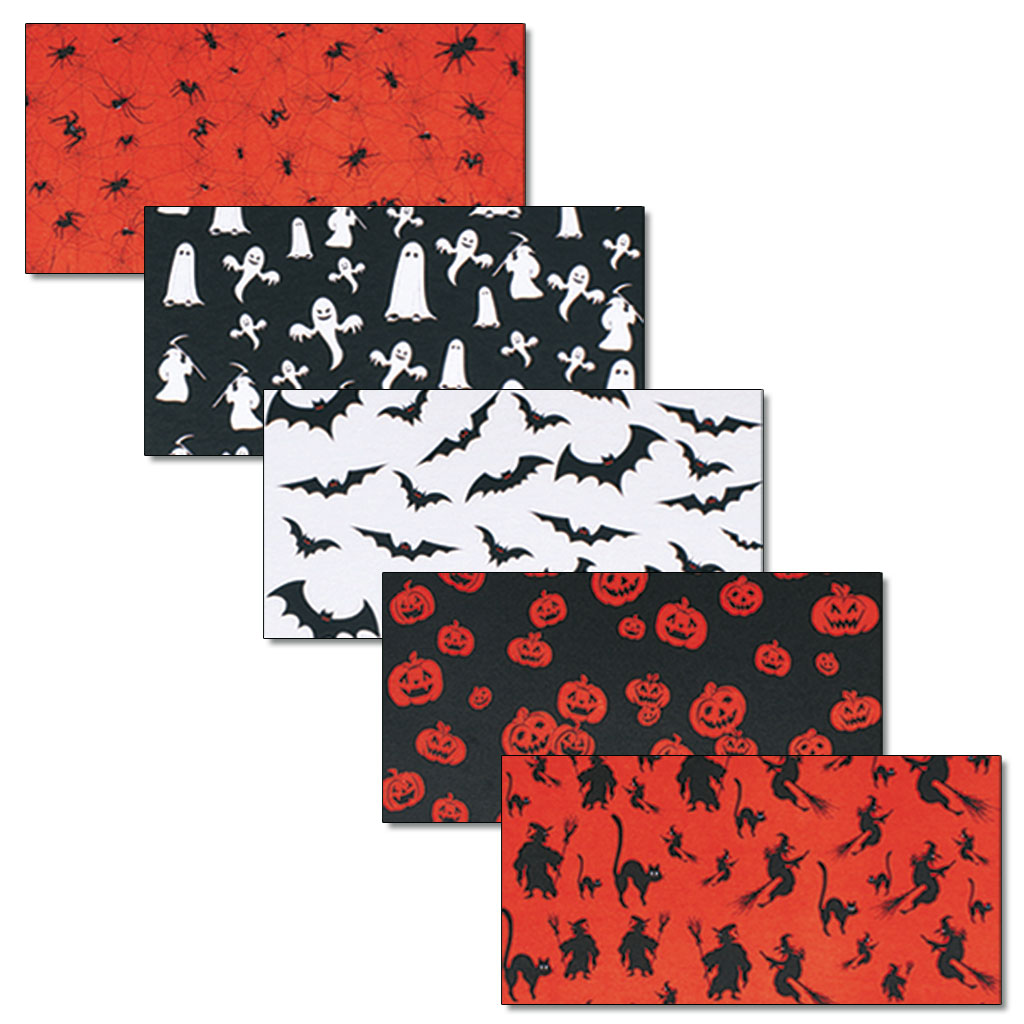 Transparentpapier Halloween 115 g/m², 10 Bogen