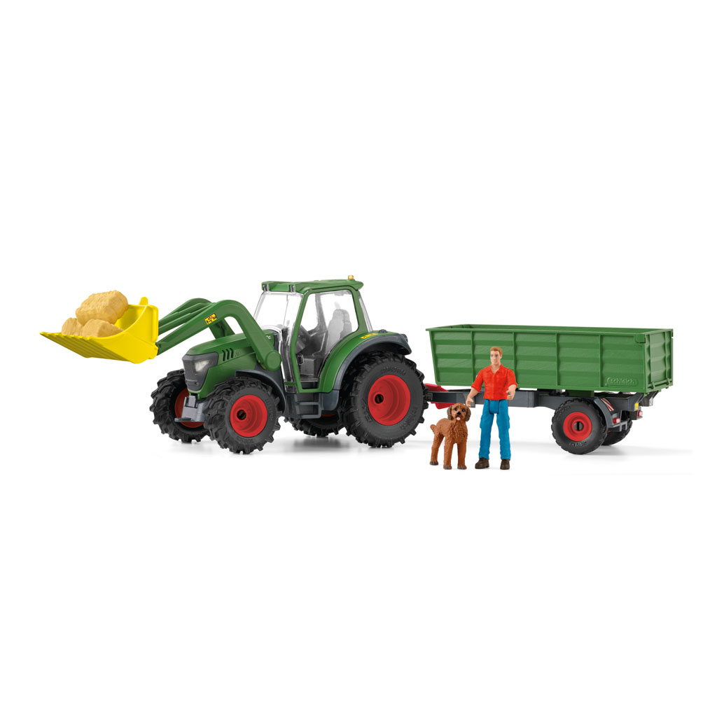 Schleich® Traktor mit Anhänger-Bild Auf diesem Bild ist das Produkt mit der Art.Nr.: W-83634 zu sehen