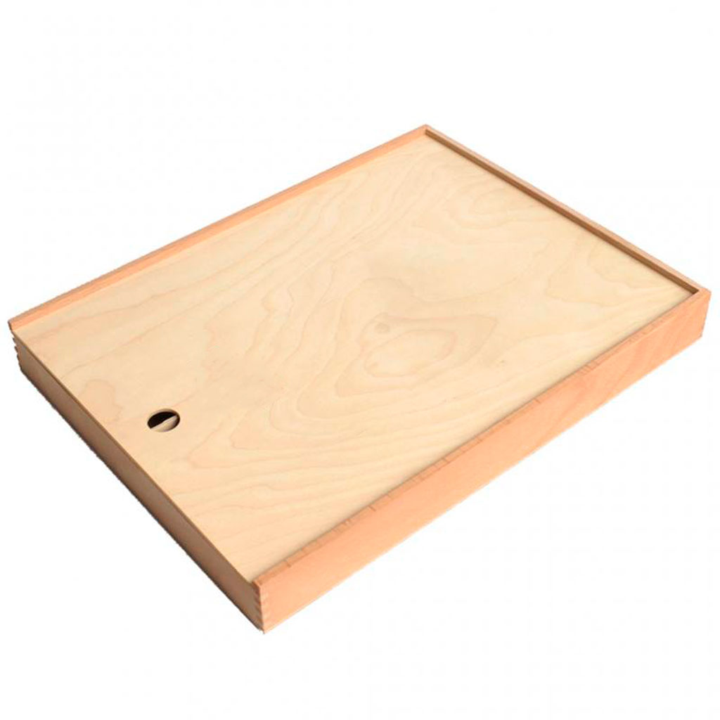 Schiebeschachtel aus Holz mit Deckel