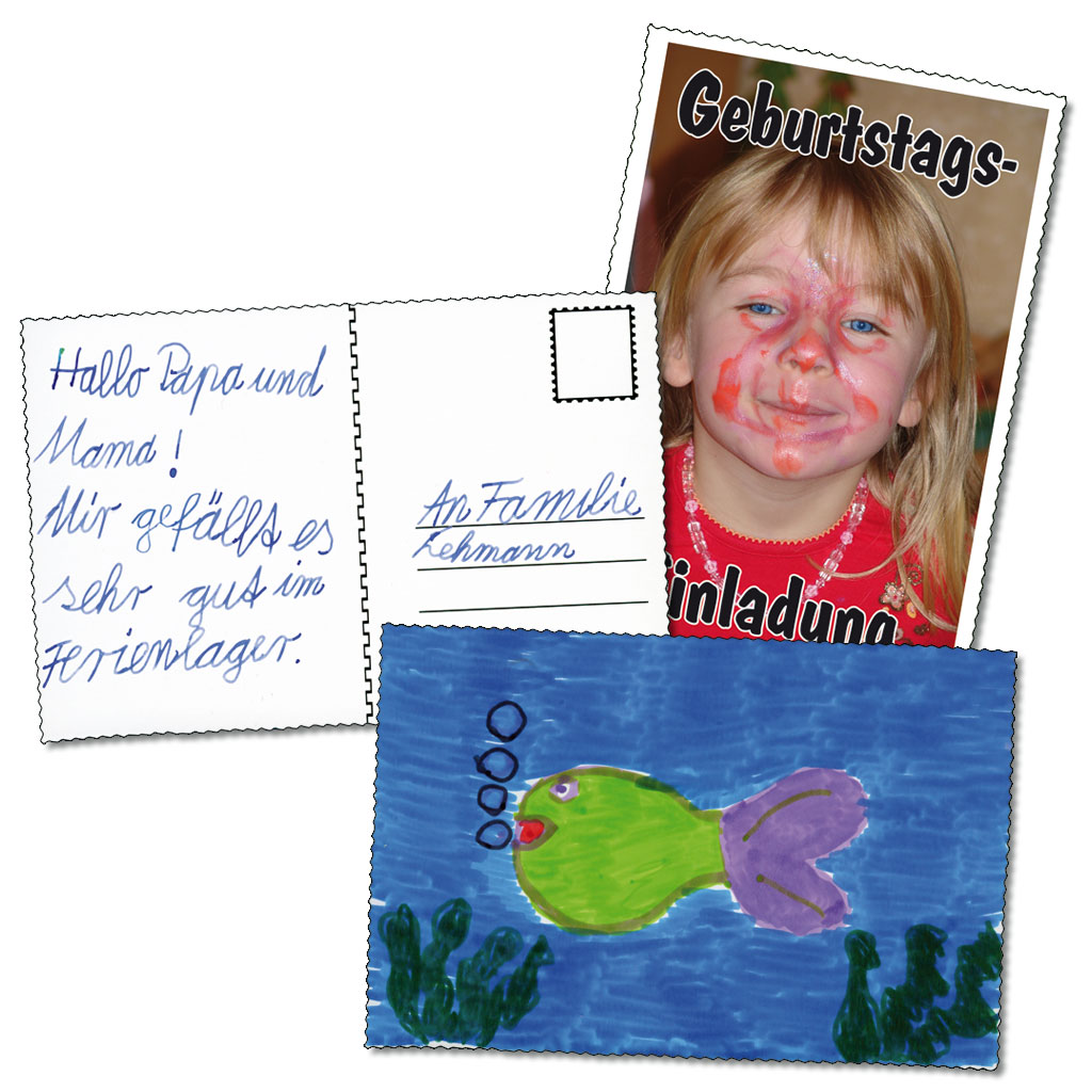 Blanko-Postkarten