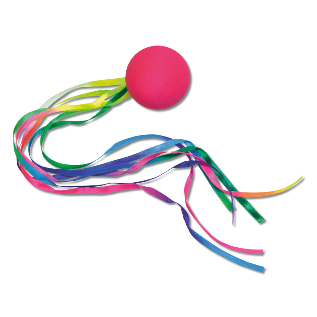 Farbiger Ribbon-Ball