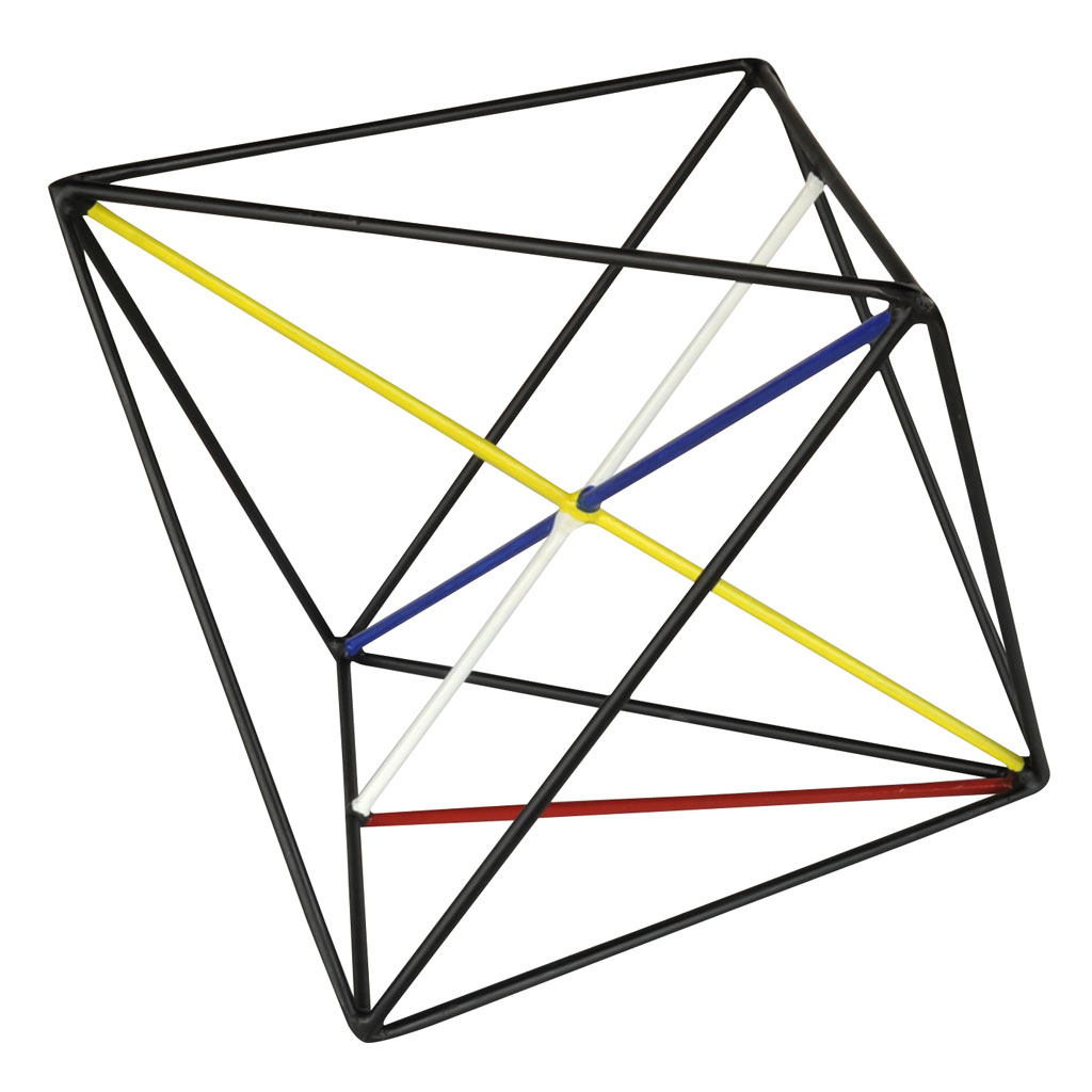Oktaeder Stahlmodell