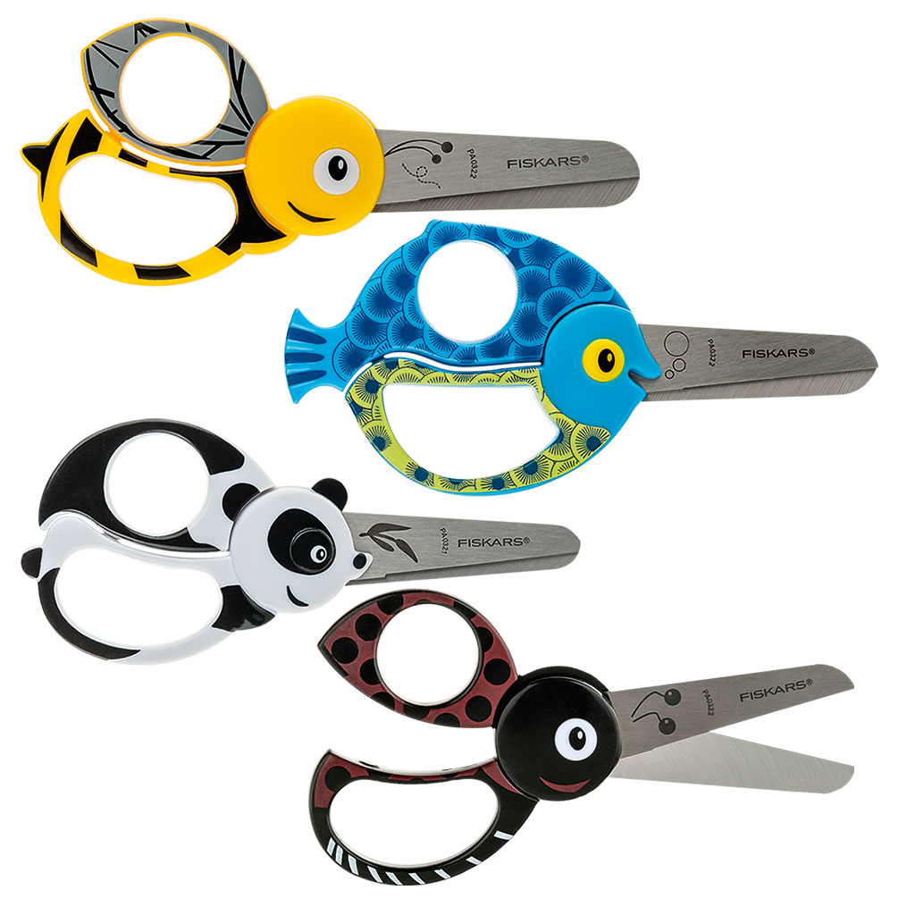 Fiskars® Kinderschere mit Tiermotiv-Bild Auf diesem Bild ist das Produkt mit der Art.Nr.: M-83299 zu sehen