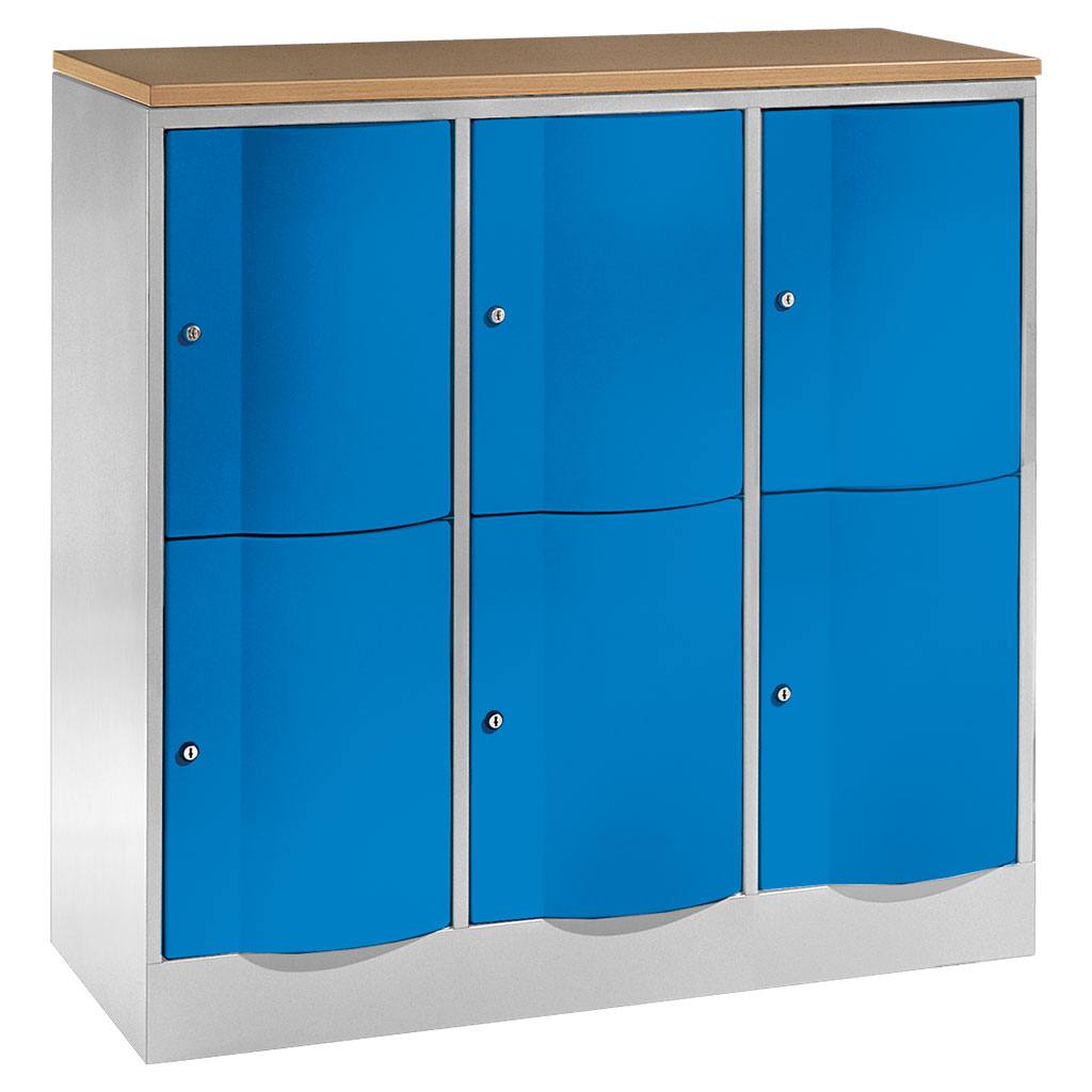 Großraum-Schließfachschrank, 3-reihig Großraum-Schließfachschrank, 3-reihig